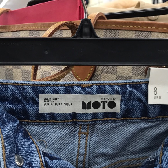 TOP SHOP MOTO jean skirt - Picture 2 of 3